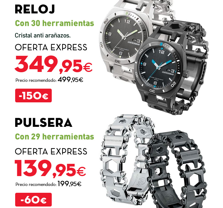 -30% Reloj y Pulsera Multiusos LEATHERMAN.