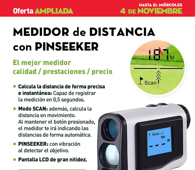 Medidor de distancia con Pinseeker y Scaner para medir distancias también en movimiento