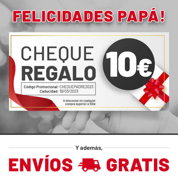 Cheque Regalo Día del Padre: 10 euros + Envíos gratis