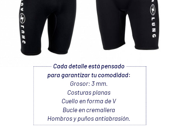 Ahorra 49 euros: Shorty Aqualung Hydroflex.