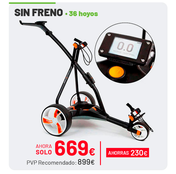 Ahorra 230 euros!! Carro eléctrico de golf Stream Vision