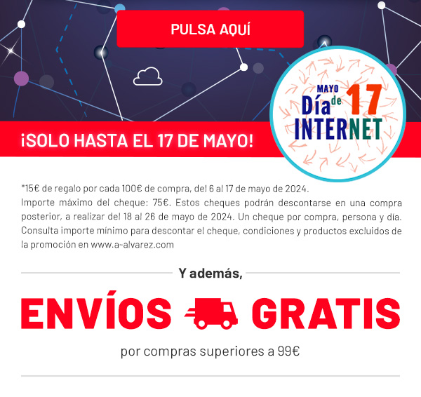 CHEQUES REGALO Día de Internet: 15€ por cada 100€ de compra!!