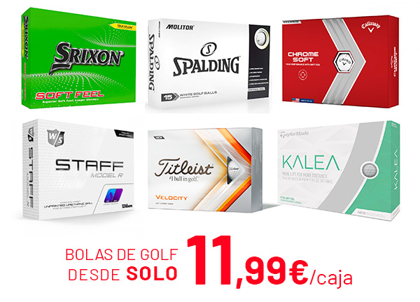Especial bolas de golf, desde solo 11,99 euros la caja