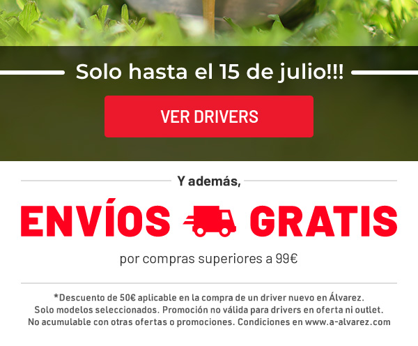 - 50€!! DESCUENTO DIRECTO en tu nuevo DRIVER