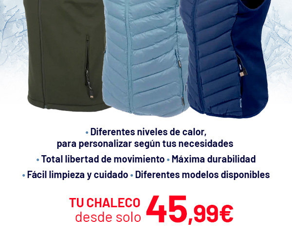 Chalecos con calefacción integrada